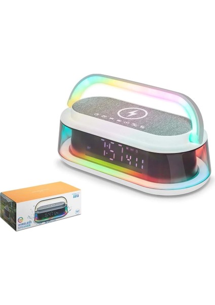A913 Bluetooth Speaker Rgb Beyaz