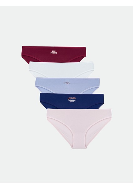 Yeni Sezon Baskılı Bikini Külot 5'li