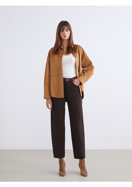 Yeni Sezon Balloon Fit Kadın Jean Pantolon