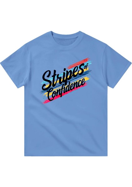 Stripes Of Confidence – Cesaretin Çizgileri Kadın Basic Tişört fiyatları