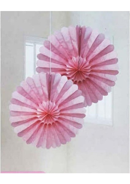 Süs Yelpaze Modeli 2 Li Set Pembe Pk:1