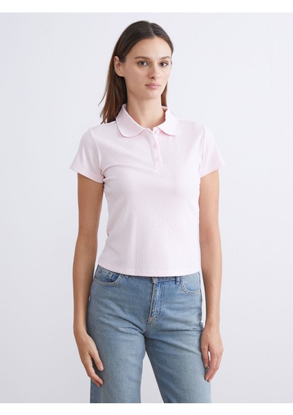 Yeni Sezon Polo Yaka Kadın Tişört