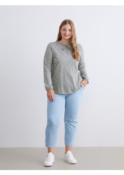 Yeni Sezon Beli Lastikli Carrot Fit Kadın Jean Pantolon fiyatları