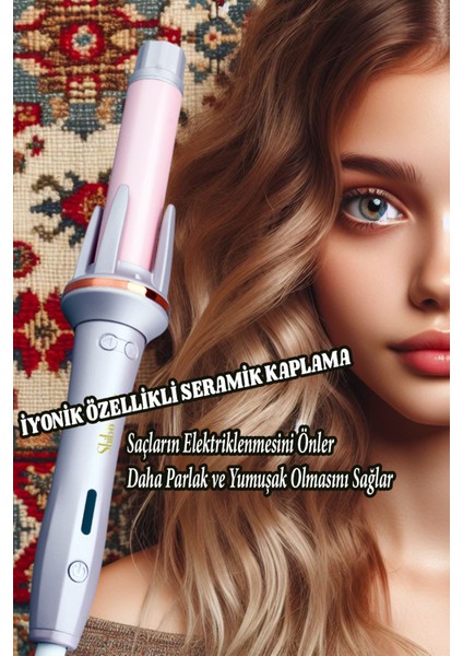 Renkli Otomatik Saç Maşası, Kalın Su Dalgası, 32MM, Şık ve Kullanışlı Tasarım fırsatları