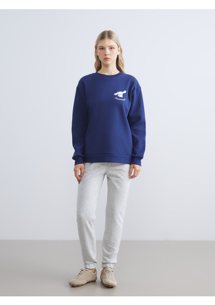 Yeni Sezon Cinnamaroll Baskılı Oversize Kadın Kalın Sweatshirt fiyatları