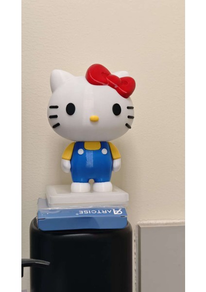 Hello Kitty Dekoratif Figür – Sevimli Masa Üstü Biblo | Çocuk Odası ve Ev Dekoru Aksesuarı
