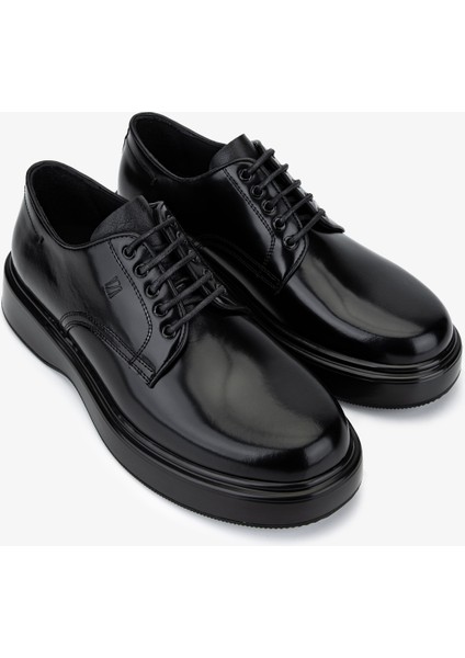 Erkek Hakiki Deri Siyah Açma Casual Ayakkabı 381 22129 Erk Ayk SK25-26 Sıyah Acma fiyatları