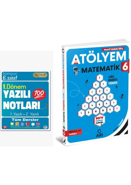 6. Sınıf Yazılı Notları 1. Dönem 1 ve 2. Yazılı ve Arı Yayıncılık 6. Sınıf Matematik Atölyem