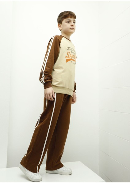 Erkek Çocuk Baskılı Bisiklet Yaka Takım fiyatları