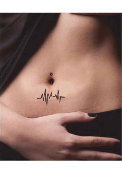 Kalp Atışı Nabız Tattoo Geçici Dövme Şablonları Kına Kalıpları fiyatları
