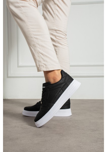 Erkek Sneaker F41 Siyah Beyaz Günlük Spor Ayakkabı Yüksek Taban Rahat Tasarım modelleri