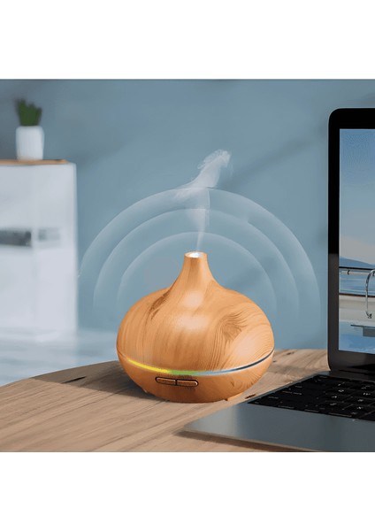 Hava Nemlendirici Aromatik Oda Buhar Difüzörü LED Işıklı Buhar Makinası