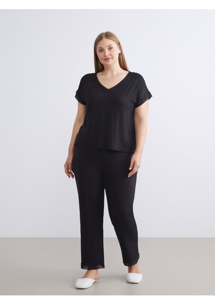 Yeni Sezon V Yaka Kadın Pijama Takım fiyatları