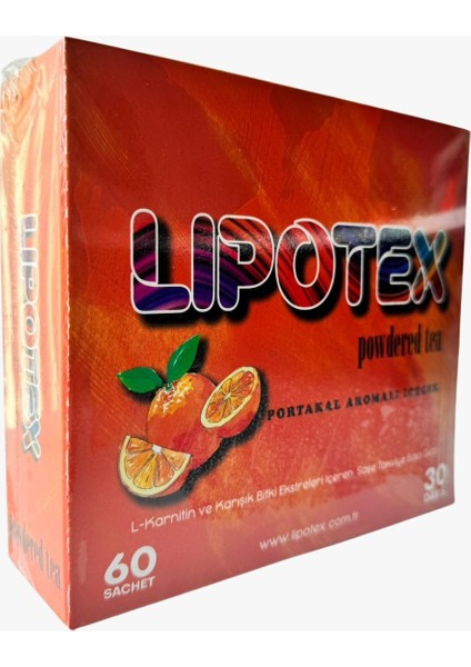 Lipotex Portakal Aromalı Kilo Verme ve Zayıflamaya Cı, Iştah Kesici, Detox Çayı Tea 30 Günlük fırsatları