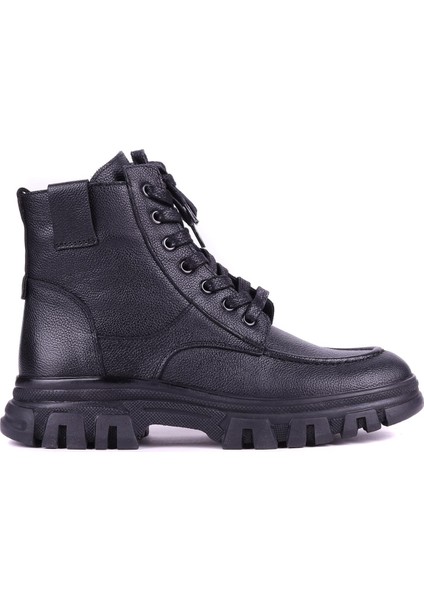 - Hakiki Deri Siyah Renk Kadın Bot - 25103054