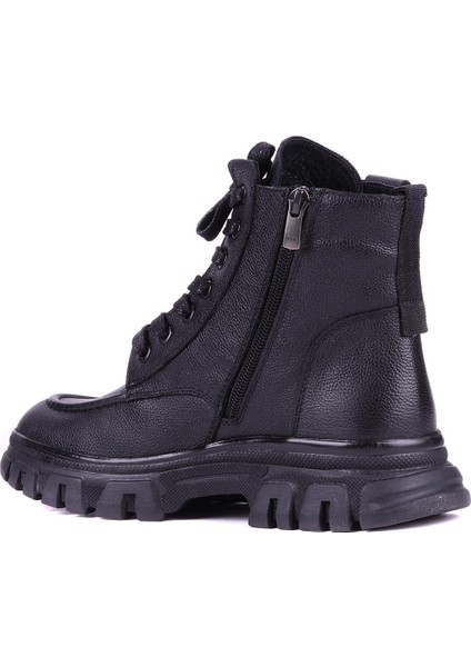 - Hakiki Deri Siyah Renk Kadın Bot - 25103054 fırsatları