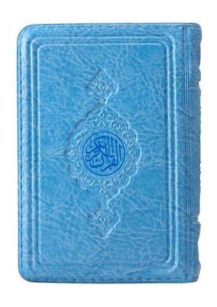 Cep Boy Kur'an-I Kerim (Mavi, Kılıflı, Mühürlü)