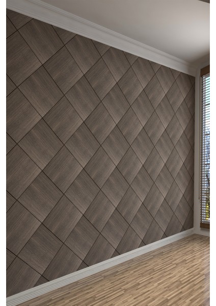 Karo Ahşap Desenli Tek Parça Duvar Kağıdı fiyatları