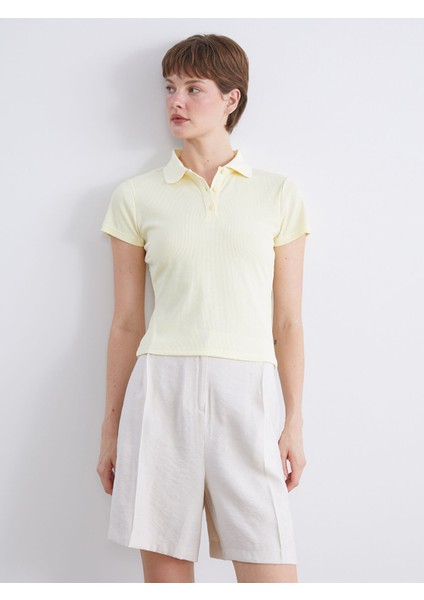 Yeni Sezon Polo Yaka Kadın Tişört