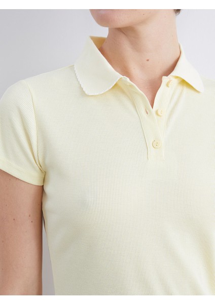 Yeni Sezon Polo Yaka Kadın Tişört modelleri