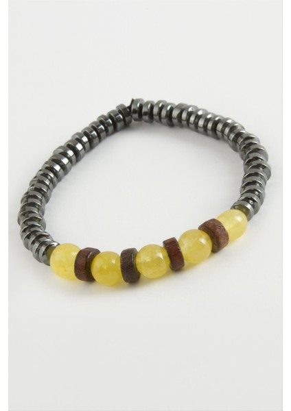 Akik Hematit Doğaltaş Bileklik