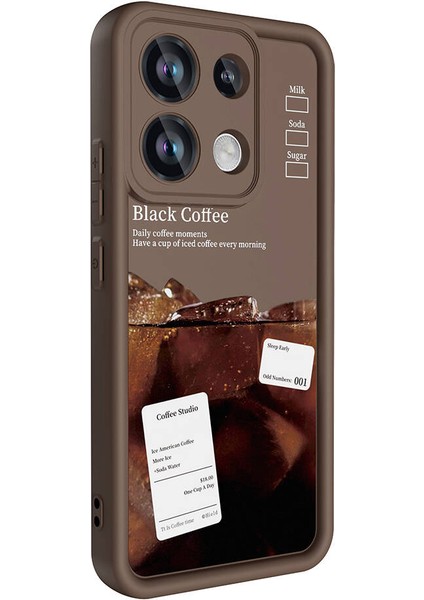 Xiaomi Redmi Note 13 4g Kılıf Kamera Korumalı Baskılı Arka Yüzey Klas Kapak