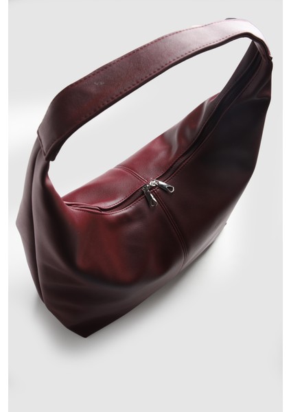 Lagraccio Paris Kadın Divine Büyük Boy Omuz Çantası Bordo modelleri