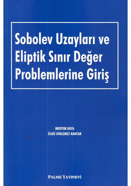 Sobolev Uzayları ve Eliptik Sınır Değer Problemlerine Giriş