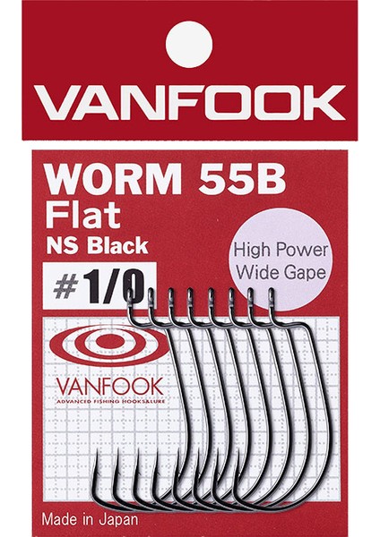 WORM-55B Flat Ns Black Offset Iğne