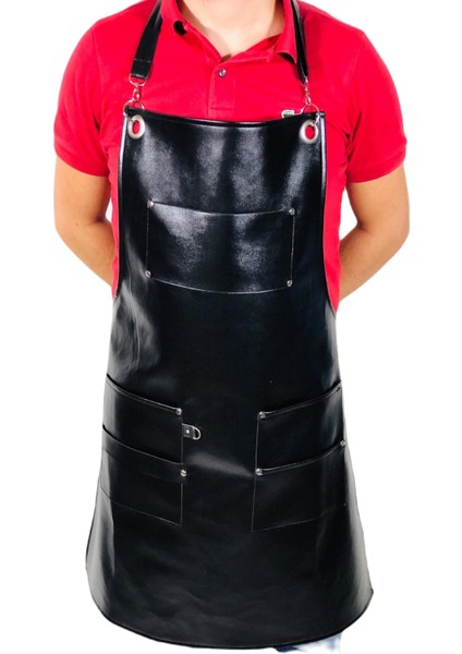 Deri, Kasap,leke Tutmaz Ayarlanabilir Önlük