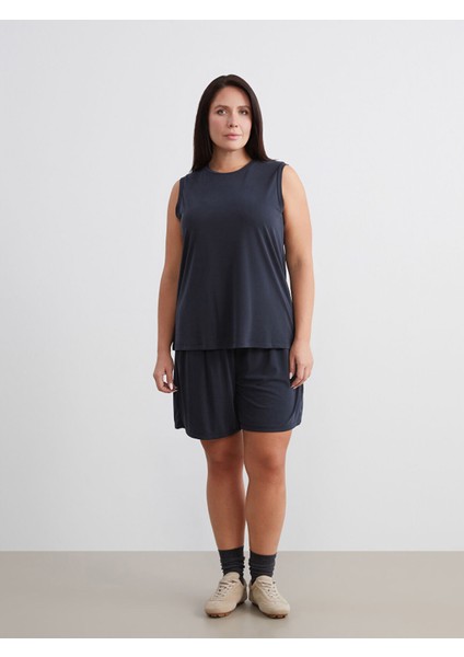 Yeni Sezon Bisiklet Yaka Modal Karışımlı Kadın Atlet fiyatları