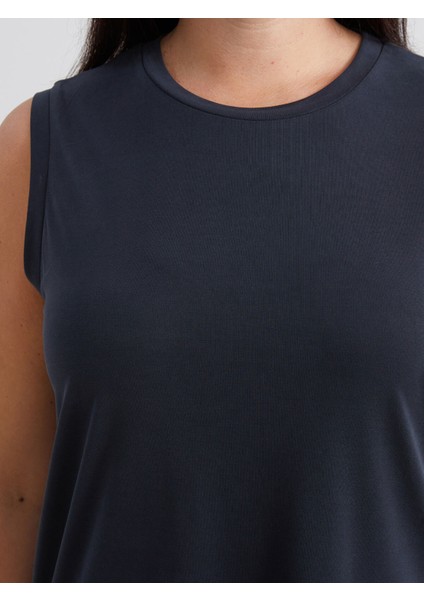 Yeni Sezon Bisiklet Yaka Modal Karışımlı Kadın Atlet modelleri