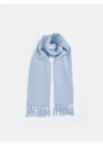 Yeni Sezon Düz Püsküllü Kadın Atkı