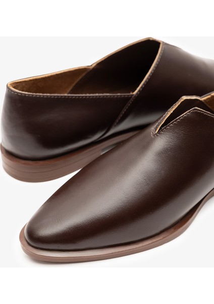 Nova Kahverengi Deri Kadın Babet indirimleri