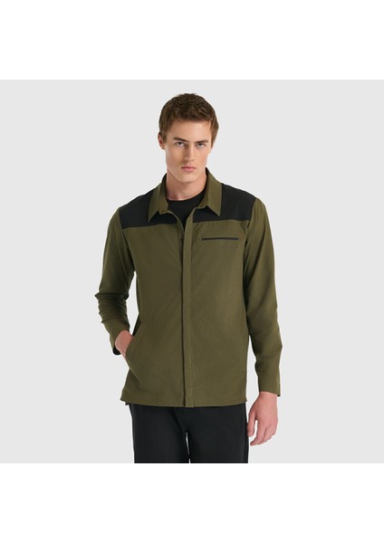 New Balance MNJ3547 Haki Erkek Mont & Yelek