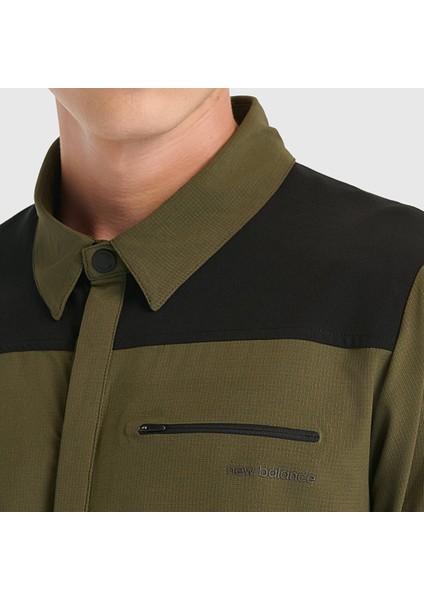 New Balance MNJ3547 Haki Erkek Mont & Yelek indirimleri