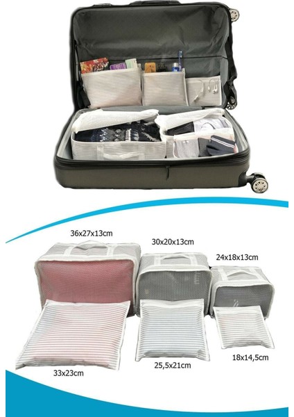 Anne Bebek Hastane Çantası Düzenleyici Organizer 6 Parça modelleri