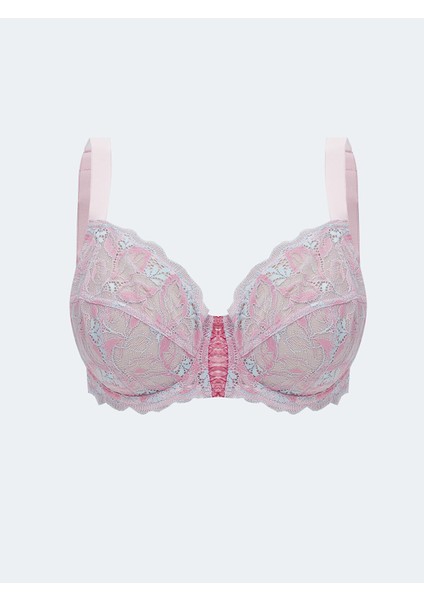 Yeni Sezon Balenli Dolgusuz Dantelli Toparlayıcı Sütyen