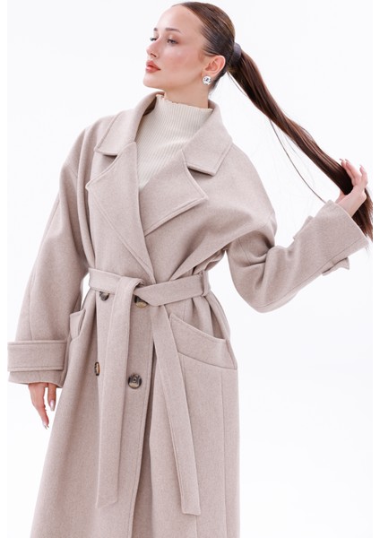 Standart Beden Kadın Kaşe Kaban modelleri