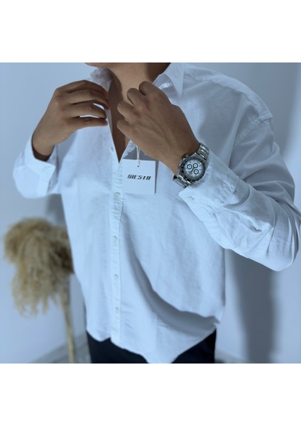 Heritega Nakışlı Oversize Gömlek fiyatları