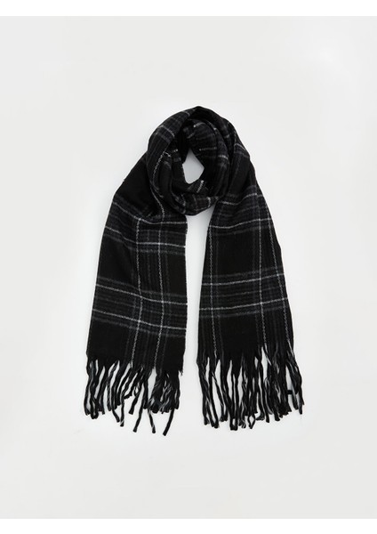 Yeni Sezon Ekose Desenli Kadın Atkı