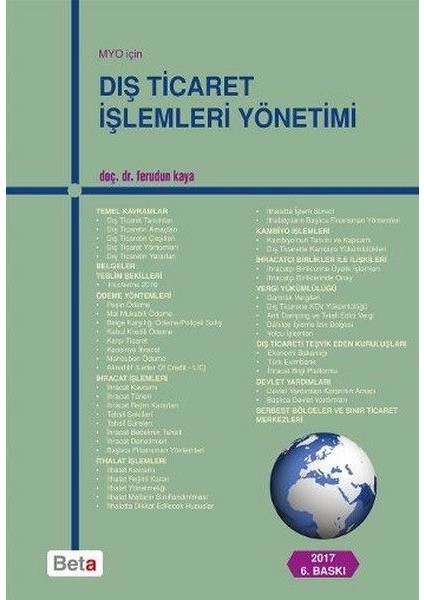 Dış Ticaret Işlemleri Yönetimi
