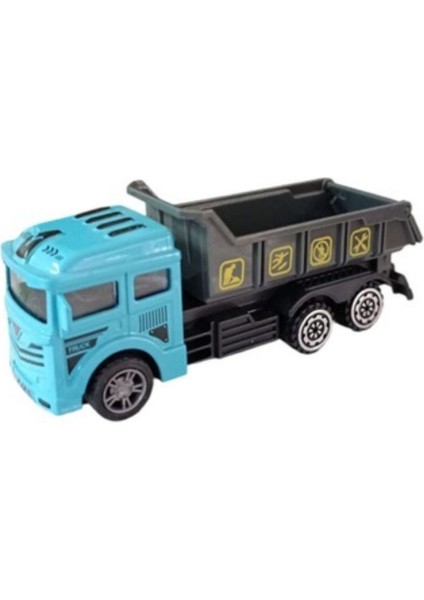 Birlik Oyuncak Sürtmeli Metal Asorti Iş Kamyonu 669-65-MAVI