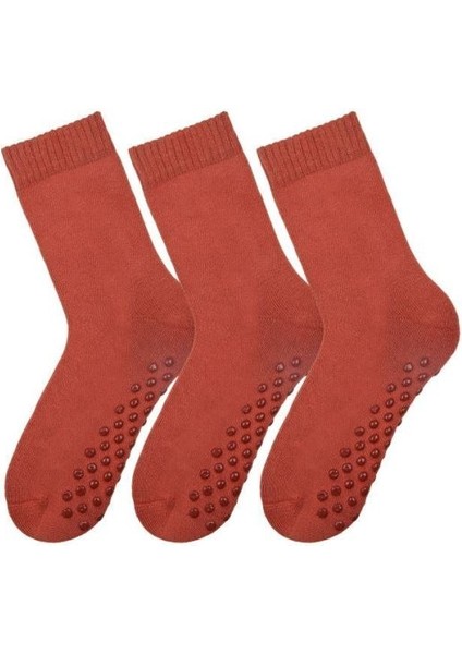 Havlu Düz Kız Çocuk 3lü Soket Kiremit ONL-02695