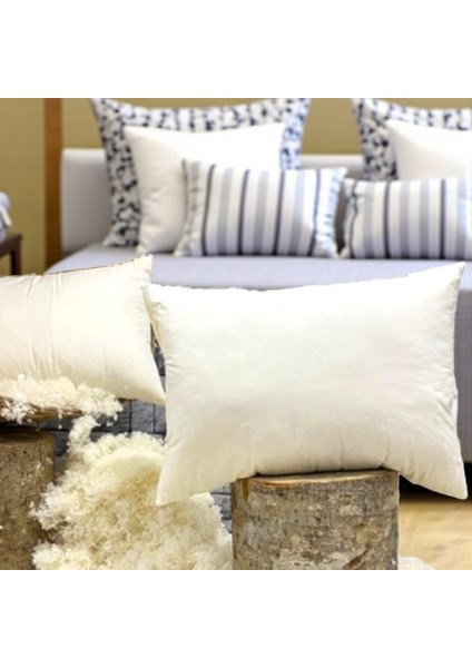 %100 Merinos Boncuk Kuzu Yünü Dolgulu Yastık 50 x 70 cm Ebat 1000 gr Orta Sertlik(Koruyucu Hediyeli) fırsatları
