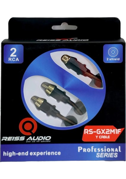 Reıss Audıo RS-GX2M1F Anfi Y Kablo Bakır 2 Erkek 1 Dişi 20CM fiyatları