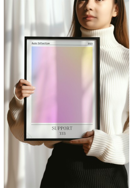 Aura Serisi Siyah Çerçeveli Poster, Tablo NO:185 modelleri