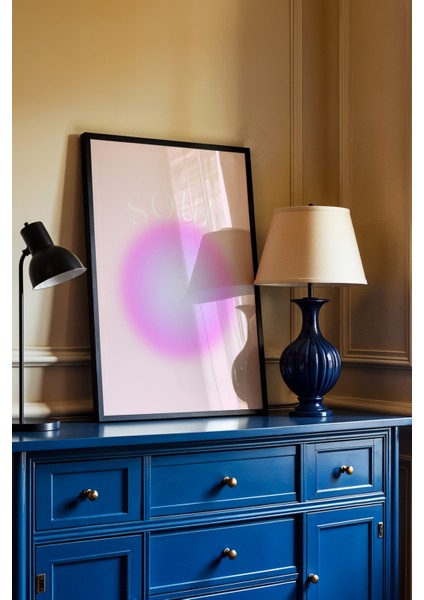 Aura Serisi Siyah Çerçeveli Poster, Tablo NO:110 fiyatları