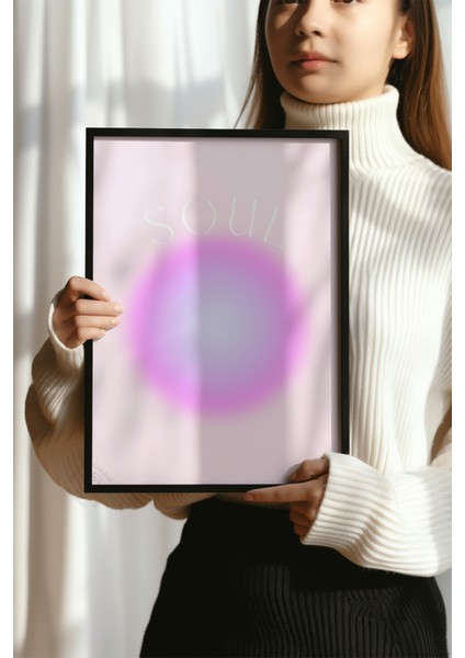 Aura Serisi Siyah Çerçeveli Poster, Tablo NO:110 modelleri