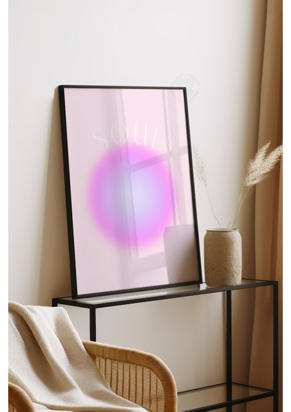 Aura Serisi Siyah Çerçeveli Poster, Tablo NO:110 fırsatları